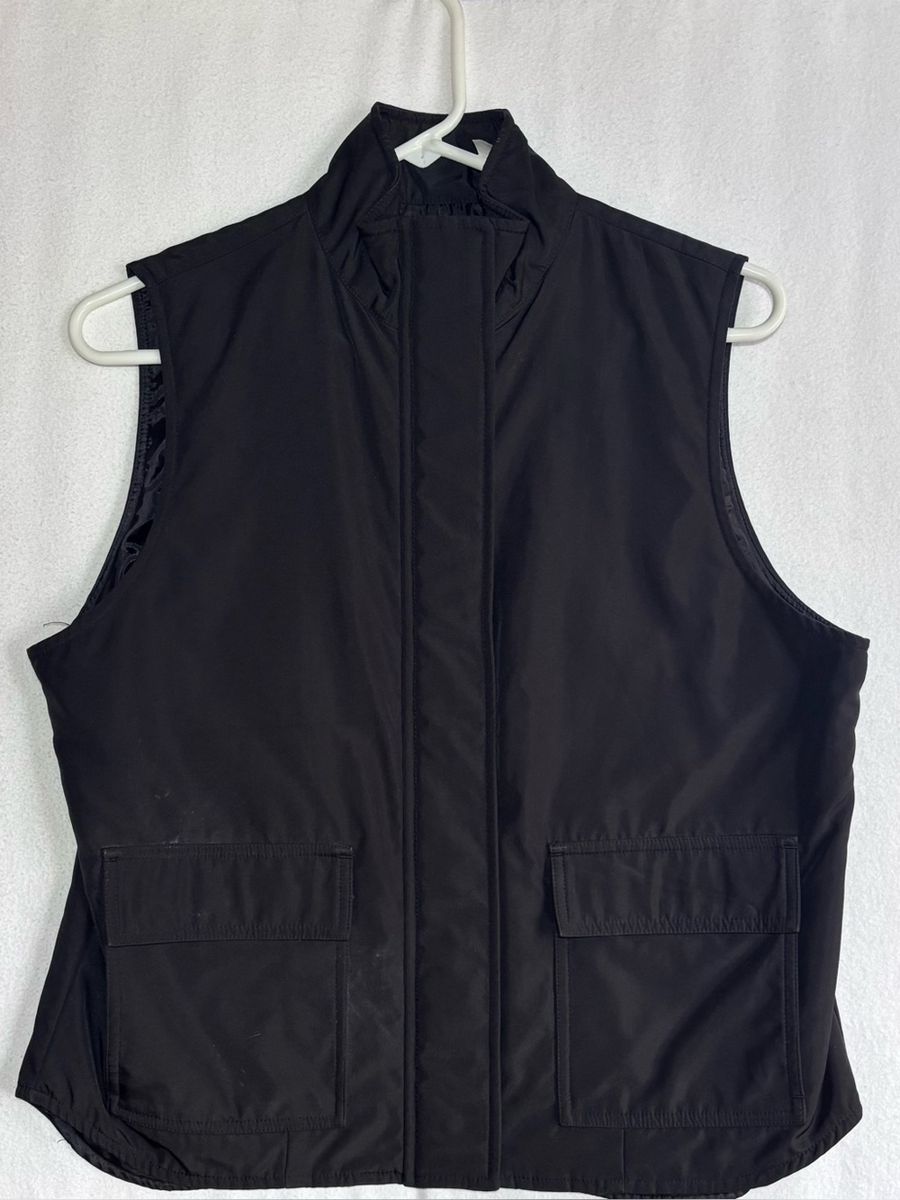 Liz Claiborne Lizsport Black Lightweight Utility Vest Women’s Size Small